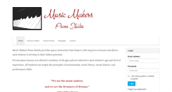 Desktop Screenshot of musicmakerspianostudio.com