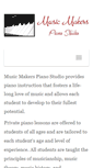 Mobile Screenshot of musicmakerspianostudio.com